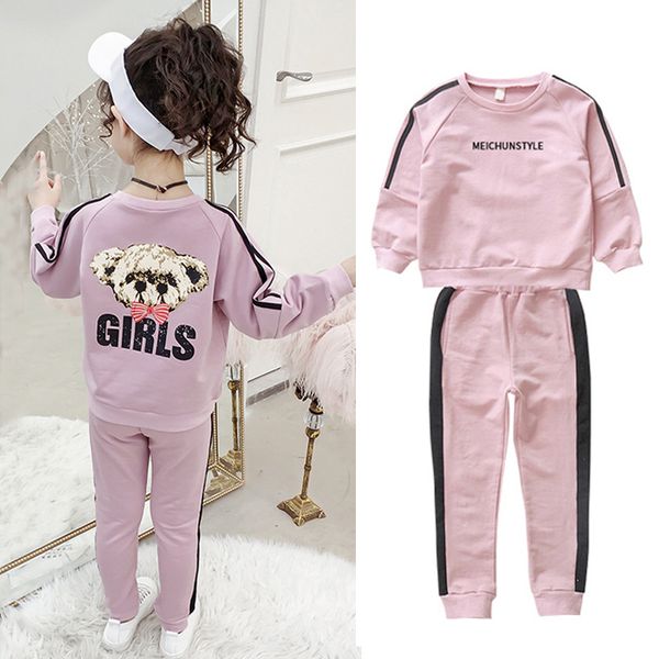 kids sets for girls fall winter new suit cartoon printing dog coat +pant suit leisure sets girls clothes 6 8 10 12 years, White
kids sets for girls fall winter new suit cartoon printing dog coat +pant suit leisure sets girls clothes 6 8 10 12 years, White