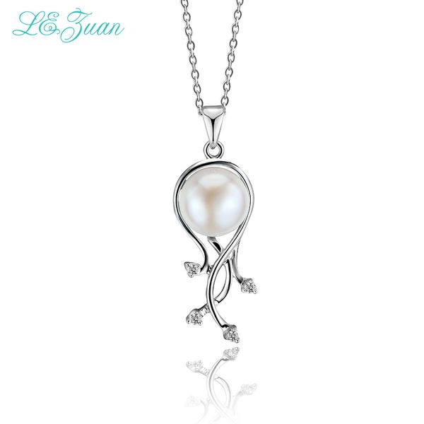 L&zuan Pendants Necklaces For Women Sterling Sliver 925 Necklace Natural Freshwater Pearl Romantic Bridal Wedding Jewelry P0155
L&zuan Pendants Necklaces For Women Sterling Sliver 925 Necklace Natural Freshwater Pearl Romantic Bridal Wedding Jewelry P0155