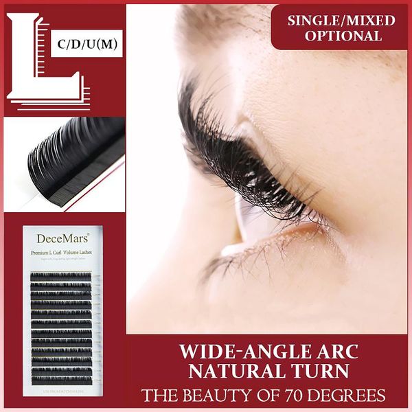 decemars 8 tray/set l lc ld lu m eyelash extension 8-15mm mixed length pbt mink eyelash extension for grafting l shaped lashes
decemars 8 tray/set l lc ld lu m eyelash extension 8-15mm mixed length pbt mink eyelash extension for grafting l shaped lashes