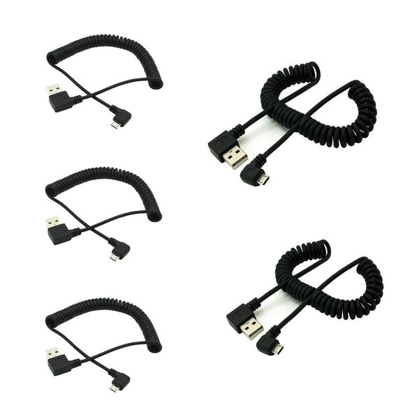 5 pieces 90 degree angle usb 2.0 male to 90 degree right angle micro usb 5 pin male charger and sync coiled cable
5 pieces 90 degree angle usb 2.0 male to 90 degree right angle micro usb 5 pin male charger and sync coiled cable