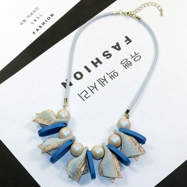 fashion bohemian wood pendant fabric necklace with beads jewellery for women ropestatement accessories wholesale, Silver
fashion bohemian wood pendant fabric necklace with beads jewellery for women ropestatement accessories wholesale, Silver