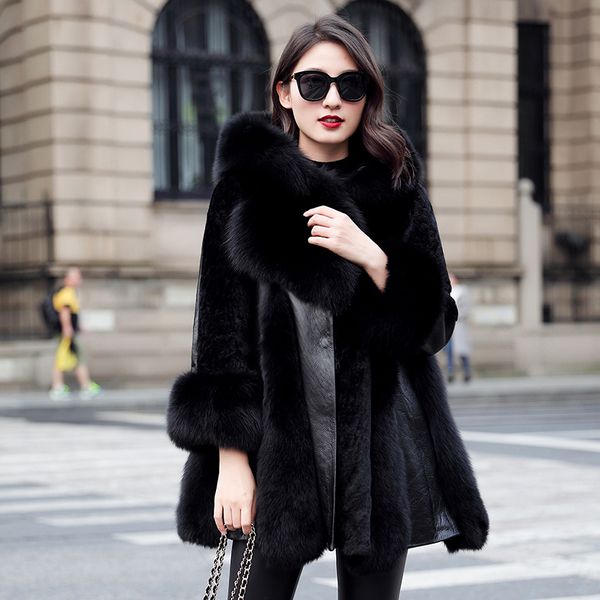 natural real fur coat female fur collar wool genuine leather jacket winter coat women clothes 2020 double-faced zt4137, Black
natural real fur coat female fur collar wool genuine leather jacket winter coat women clothes 2020 double-faced zt4137, Black