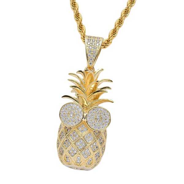 18k gold plated hip hop diamante pineapple pendant necklace chain cubic aaa zirconia necklace fashion jewelry, Silver
18k gold plated hip hop diamante pineapple pendant necklace chain cubic aaa zirconia necklace fashion jewelry, Silver