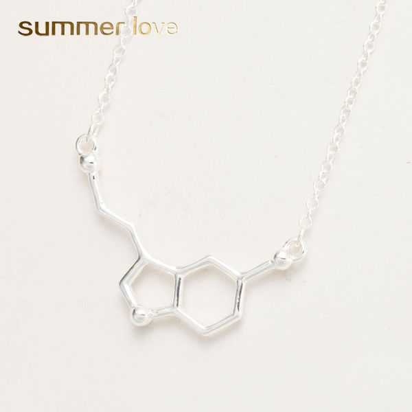 creative chemical molecule gold silver plate pendant necklace for women science teacher, professor jewelry charm copper chain necklace gift
creative chemical molecule gold silver plate pendant necklace for women science teacher, professor jewelry charm copper chain necklace gift