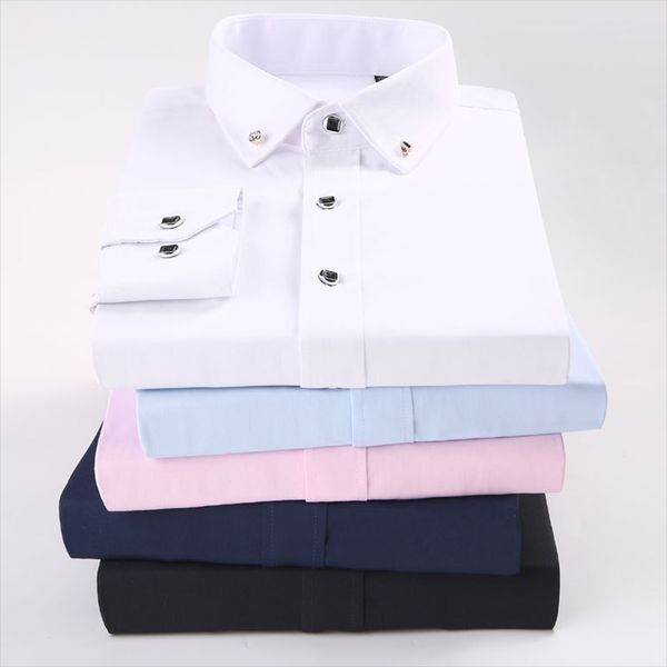 fashion men long sleeve business work wear dress shirts camisa candy solid color pure cotton breathable suit base suits cloth, White;black
fashion men long sleeve business work wear dress shirts camisa candy solid color pure cotton breathable suit base suits cloth, White;black