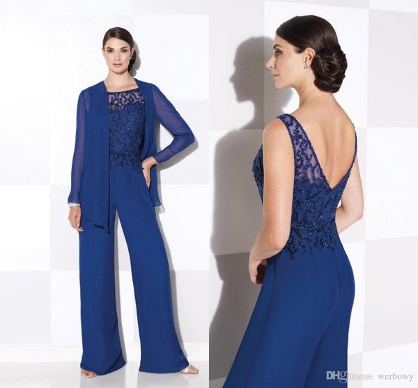 royal blue mother of the bride pant suits with long sleeve jackets two pieces formal dresses jewel neck sequined wedding guest dress, Black;red
royal blue mother of the bride pant suits with long sleeve jackets two pieces formal dresses jewel neck sequined wedding guest dress, Black;red