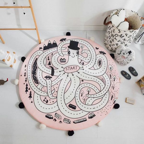 145cm large area kids play game mats round carpets baby plush material crawl blanket floor mat carpet for child room decor rug
145cm large area kids play game mats round carpets baby plush material crawl blanket floor mat carpet for child room decor rug