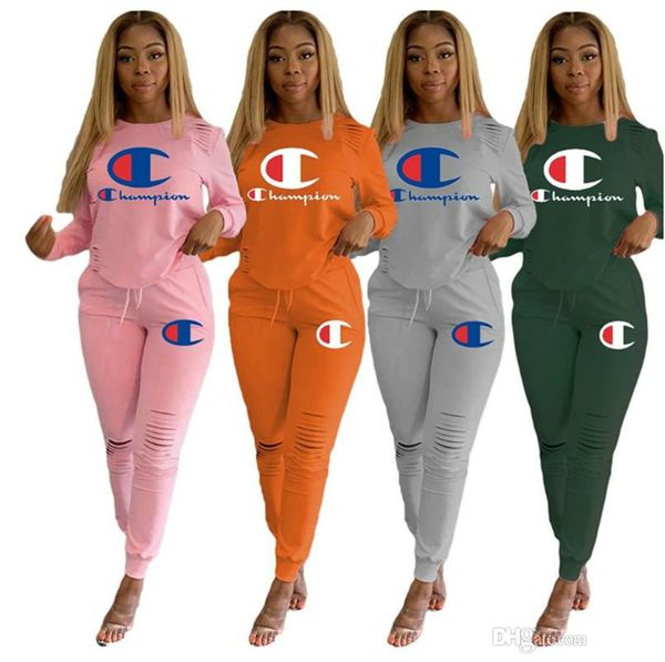champions women brand sports two piece set long sleeve hoodies sweatsuit ripped leggings designer fall winter clothing fashion outfits, White
champions women brand sports two piece set long sleeve hoodies sweatsuit ripped leggings designer fall winter clothing fashion outfits, White