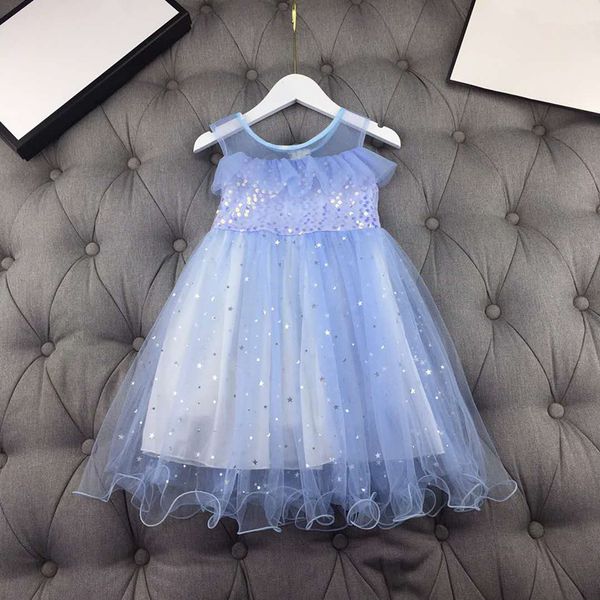 european and american parent-child outfit 2020 spring and summer new styles sleeveless sequined gauze pleated girl's dress, Blue
european and american parent-child outfit 2020 spring and summer new styles sleeveless sequined gauze pleated girl's dress, Blue
