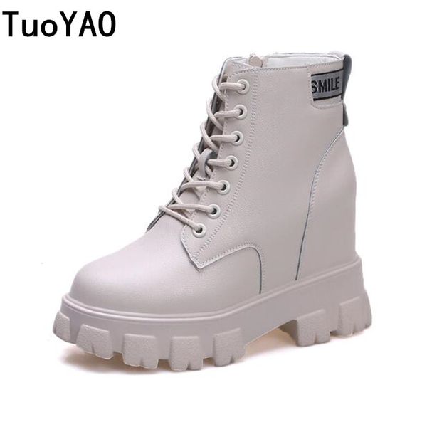 new women platform boots 2020 height increasing waterproof sneaker winter 10cm high heel boots thick sole trainers leather shoes, Black
new women platform boots 2020 height increasing waterproof sneaker winter 10cm high heel boots thick sole trainers leather shoes, Black