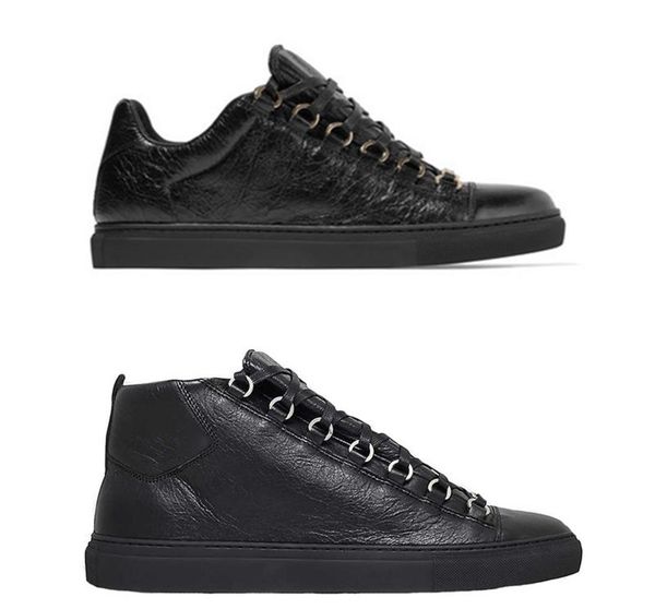 fashion arena sneakers high r shoes creased leather mens trainers women grey low flat sneakers comfy boots size 36 -47, Black
fashion arena sneakers high r shoes creased leather mens trainers women grey low flat sneakers comfy boots size 36 -47, Black