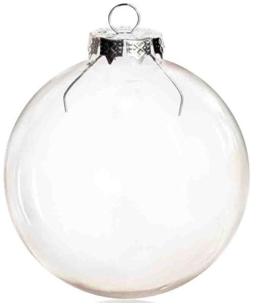 diy paintable clear christmas ornament decoration 80mm glass ball with silver 100/pack
diy paintable clear christmas ornament decoration 80mm glass ball with silver 100/pack