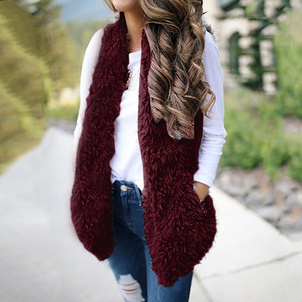 2019 winter waistcoat women streetwear casual sleeveless warm jacket vest for female fashion plush faux fur solid chalecos mujer, Black;white
2019 winter waistcoat women streetwear casual sleeveless warm jacket vest for female fashion plush faux fur solid chalecos mujer, Black;white