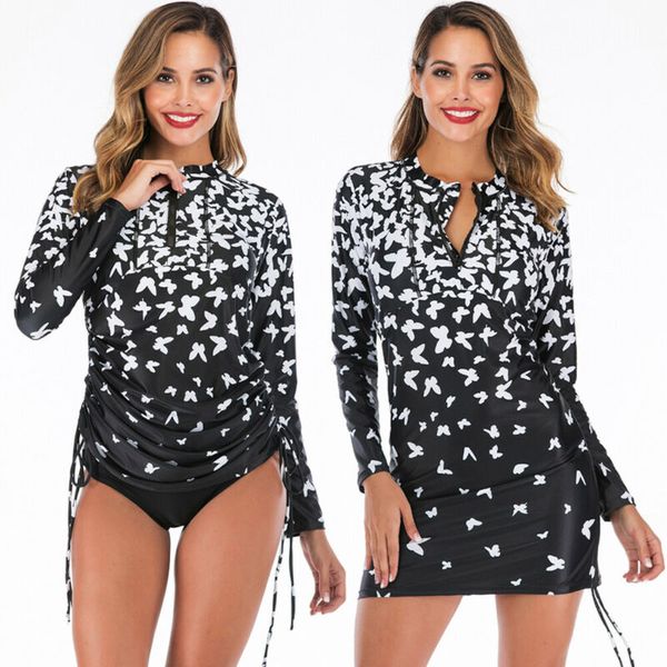 women's brand new printed rash guards sun protection uv surf long sleeve swim shirt bathing suit swimsuit bikini 2019 mujer
women's brand new printed rash guards sun protection uv surf long sleeve swim shirt bathing suit swimsuit bikini 2019 mujer