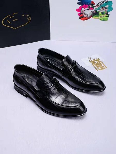 men's leather of england man and a pedal metal buckles oxfords business casual mens dressing shoes loafers men's designer dress sh, Black
men's leather of england man and a pedal metal buckles oxfords business casual mens dressing shoes loafers men's designer dress sh, Black
