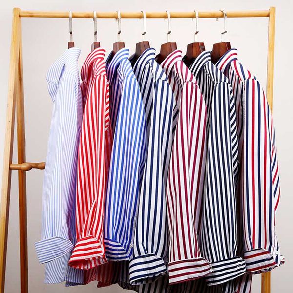 men shirt long sleeve regular fit men plaid shirt striped shirts dress oxford camisa social 5xl large sizes streetwear, White;black
men shirt long sleeve regular fit men plaid shirt striped shirts dress oxford camisa social 5xl large sizes streetwear, White;black