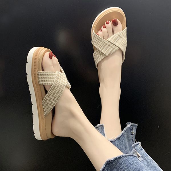 med female shoes slippers women summer slides fashion platform 2020 soft flat fabric scandals cotton flat shoes female, Black
med female shoes slippers women summer slides fashion platform 2020 soft flat fabric scandals cotton flat shoes female, Black