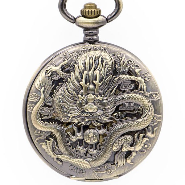 luxury bronze mechanical pocket watch dragon engraved clock necklace hand winding men fob watches with chain pjx1354, Slivery;golden
luxury bronze mechanical pocket watch dragon engraved clock necklace hand winding men fob watches with chain pjx1354, Slivery;golden