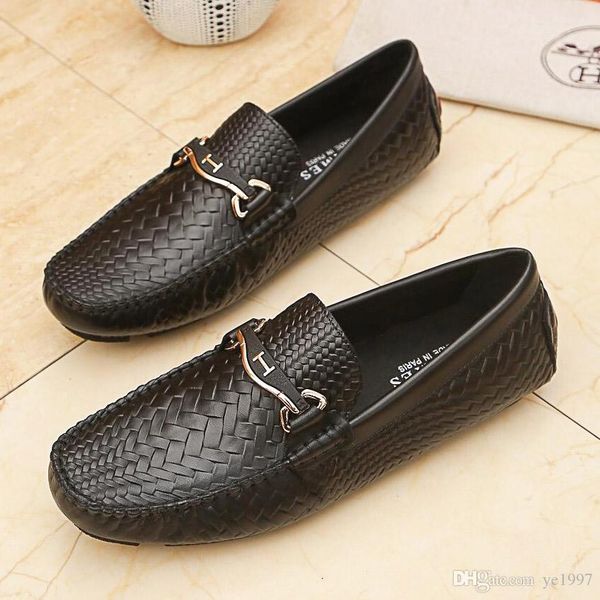 new mens designer mens clothing shoes, leather metal peas wedding shoes, classic fashion mens shoes, large size lok fu shoes original box qa, Black
new mens designer mens clothing shoes, leather metal peas wedding shoes, classic fashion mens shoes, large size lok fu shoes original box qa, Black