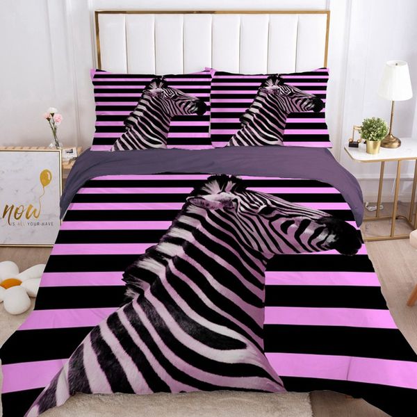 double comforter bedding sets 3d hd duvet cover set purple zebra blanket/quilt cover and pillowcase polyester cotton bed set
double comforter bedding sets 3d hd duvet cover set purple zebra blanket/quilt cover and pillowcase polyester cotton bed set