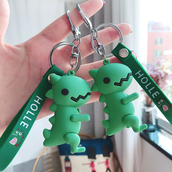 cute little dinosaur keychain pendant key chain female cartoon korean car key ring bag ornament doll, Silver
cute little dinosaur keychain pendant key chain female cartoon korean car key ring bag ornament doll, Silver