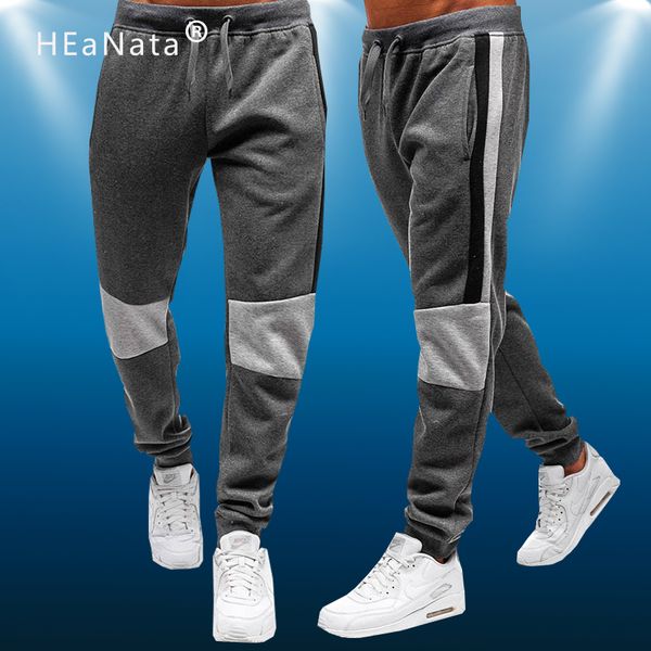 new european american men's sport leisure fitness stitching foot sports pants jogger running fitness fashion pants, Black;blue
new european american men's sport leisure fitness stitching foot sports pants jogger running fitness fashion pants, Black;blue