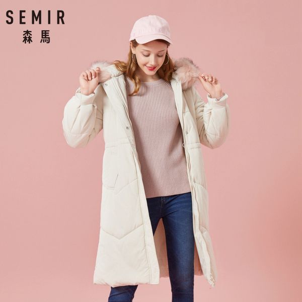 semir women padded coat with hood with detachable faux fur trim hooded puffer coat slant pockets zip and snap closure, Black
semir women padded coat with hood with detachable faux fur trim hooded puffer coat slant pockets zip and snap closure, Black