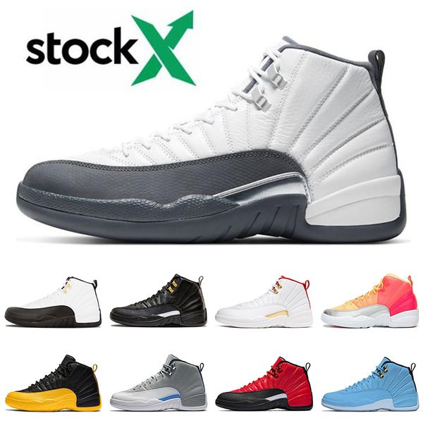 2020 new arrival mens basketball shoes 12s 12 jumpman brand fashion designer dark grey wolf university golld unc trainers sneakers 7-13, White;red
2020 new arrival mens basketball shoes 12s 12 jumpman brand fashion designer dark grey wolf university golld unc trainers sneakers 7-13, White;red