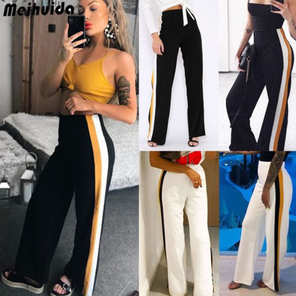 igh waist wide leg pants 2018 new women loose hflared pant casual trouser palazzo legging size s-xl, Black;white
igh waist wide leg pants 2018 new women loose hflared pant casual trouser palazzo legging size s-xl, Black;white