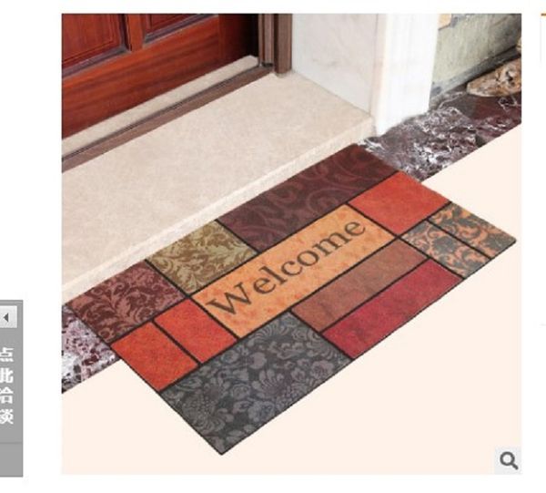 2020 latest type of doormat natural rubber surface flocking anti slip floor mat 45*75cm 08
2020 latest type of doormat natural rubber surface flocking anti slip floor mat 45*75cm 08