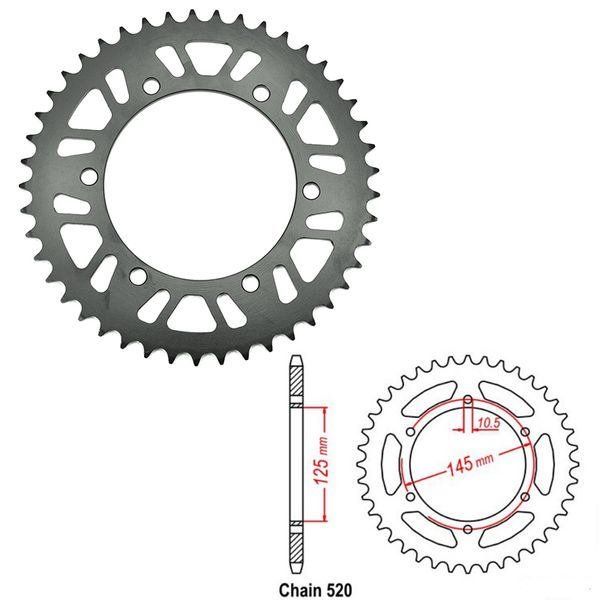 lopor 520 45t 48t motorcycle rear sprocket for yamaha xt660 2004-2015 xtz660 2008-2015 xj600 1992-2003
lopor 520 45t 48t motorcycle rear sprocket for yamaha xt660 2004-2015 xtz660 2008-2015 xj600 1992-2003