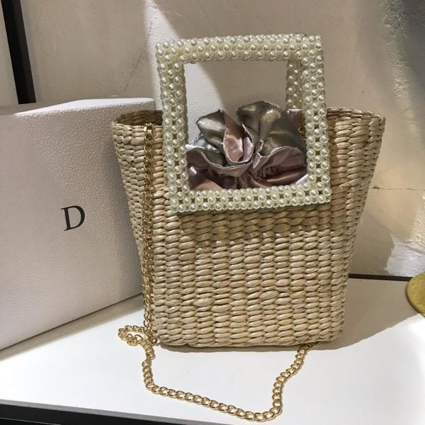 summer new women's bag with pearl ladies hand bags straw basket large tote crossbody messenger bag for women handbags and purses
summer new women's bag with pearl ladies hand bags straw basket large tote crossbody messenger bag for women handbags and purses