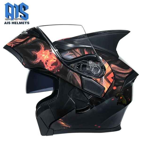 motorcycle helmet modular moto helmet racing flip up casco moto motorbike with inner sun visor double lens
motorcycle helmet modular moto helmet racing flip up casco moto motorbike with inner sun visor double lens