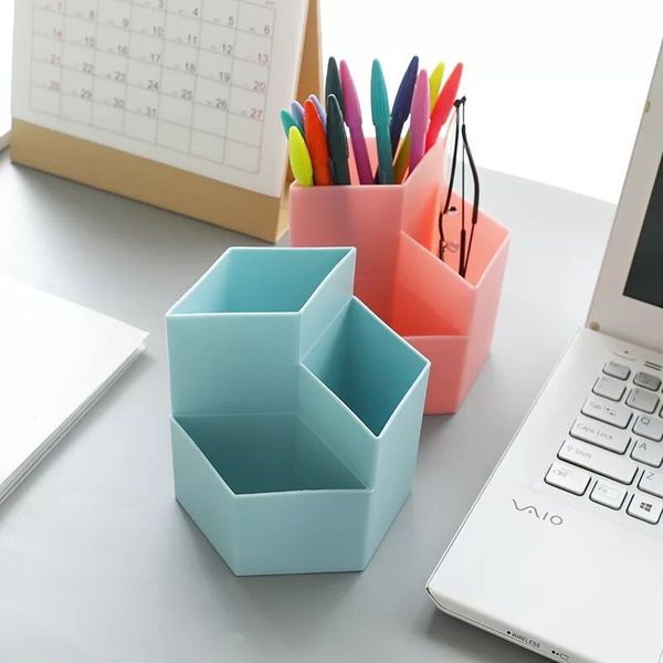 1pcs 3 grid deskpen holder hexagonal cosmetic makeup storage box desk drawer for home office organizers
1pcs 3 grid deskpen holder hexagonal cosmetic makeup storage box desk drawer for home office organizers