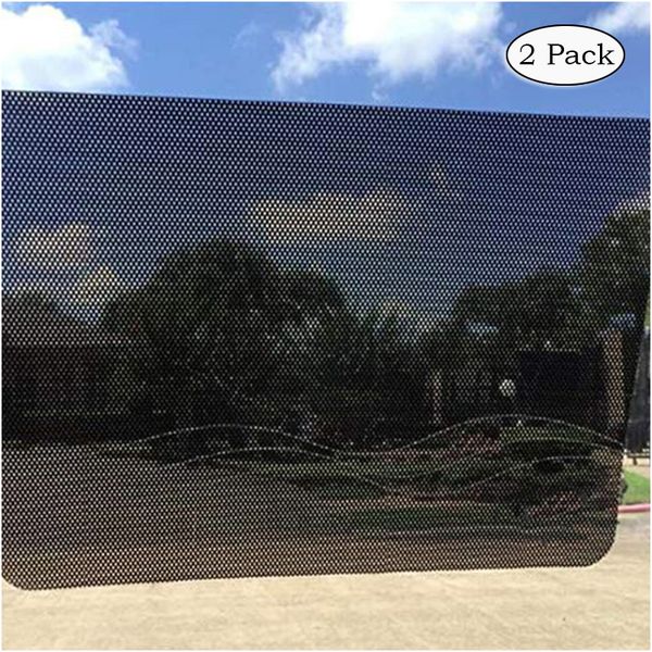 2 pack car side window sunshade sticker black reusable perforated static cling electrostatic self-adhesive vehicle ss001
2 pack car side window sunshade sticker black reusable perforated static cling electrostatic self-adhesive vehicle ss001