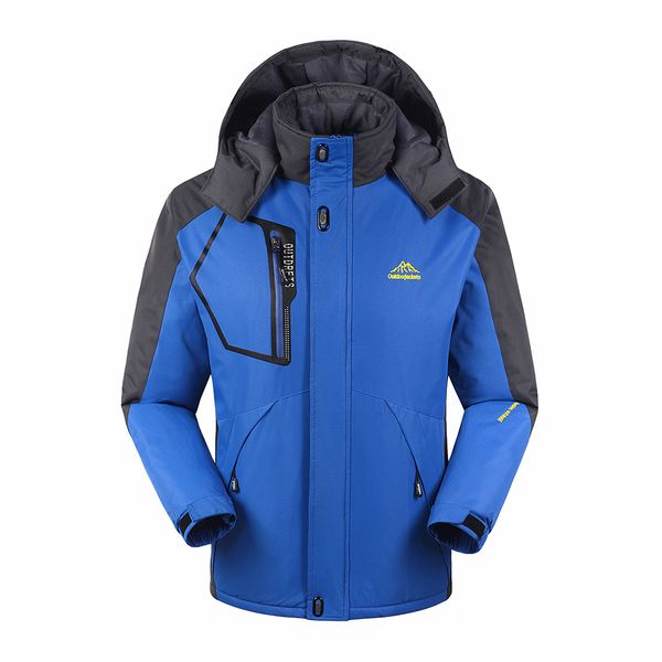 men's windproof fleece jacket waterproof coat sports camping winter outdoor sport waterproof ski jacket coat camping hiking, Blue;black
men's windproof fleece jacket waterproof coat sports camping winter outdoor sport waterproof ski jacket coat camping hiking, Blue;black