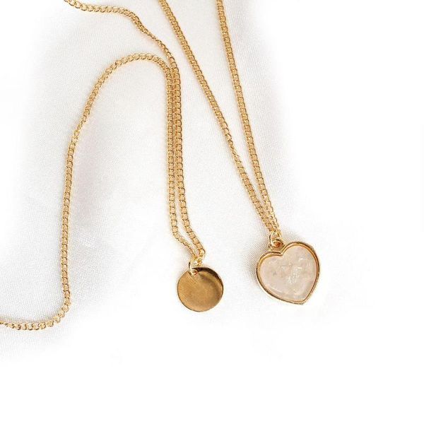 fluorescent jewelry simple crystal heart pendant 2 mixed chains collar choker jewelry gold silver chains gift
fluorescent jewelry simple crystal heart pendant 2 mixed chains collar choker jewelry gold silver chains gift