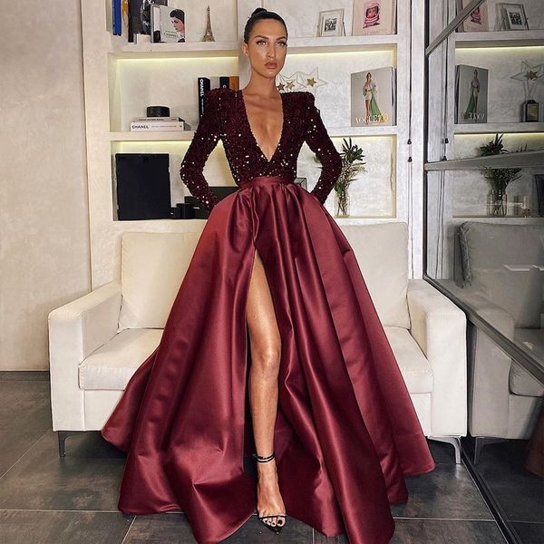 2020 long plus size arabic prom dresses muslim evening burgundy gowns formal party dress, Black
2020 long plus size arabic prom dresses muslim evening burgundy gowns formal party dress, Black