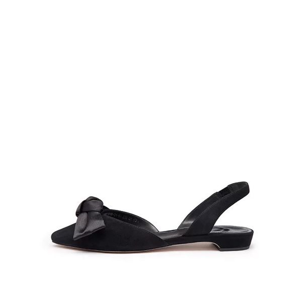 stkehidba 2019 new fashion women's shoes butterfly-knot genuine leather flats casual pointed toe sandals shoes, Black
stkehidba 2019 new fashion women's shoes butterfly-knot genuine leather flats casual pointed toe sandals shoes, Black