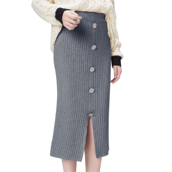 monerffi autumn winter women high waist knitted skirts female warm skirt long solid female rib skirts with button 2019 new, Black
monerffi autumn winter women high waist knitted skirts female warm skirt long solid female rib skirts with button 2019 new, Black