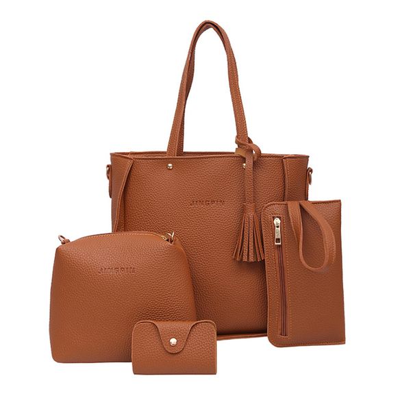 sleeper #5005women four set handbag shoulder bags four pieces tote bag cross body wallet conposite bags solid leather casual new
sleeper #5005women four set handbag shoulder bags four pieces tote bag cross body wallet conposite bags solid leather casual new