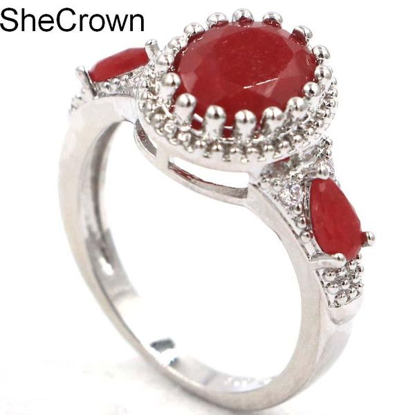 shecrown beautiful real red ruby white cz gift for girls 925 silver ring 21x12mm, Golden;silver
shecrown beautiful real red ruby white cz gift for girls 925 silver ring 21x12mm, Golden;silver