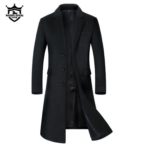 season woolen overcoat male self-cultivation long fund too paint overcoat male heavy woolen cloth loose coat, Black;brown
season woolen overcoat male self-cultivation long fund too paint overcoat male heavy woolen cloth loose coat, Black;brown