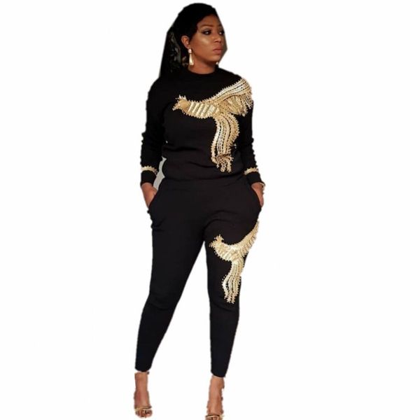 2019 winter spring long sleeve tracksuit sportswear office phoenix sequined sweatshirt+ pant 2pcs women's set outfits suit am306, White
2019 winter spring long sleeve tracksuit sportswear office phoenix sequined sweatshirt+ pant 2pcs women's set outfits suit am306, White