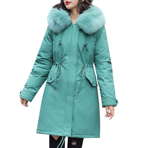 women fashion outerwear cotton-padded solid warm jackets plush pocket faux fur hooded casual coat abrigos mujer invierno 2019, Black
women fashion outerwear cotton-padded solid warm jackets plush pocket faux fur hooded casual coat abrigos mujer invierno 2019, Black