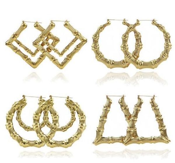 luxury jewelry multiple shapes ethnic large vintage gold plated bamboo hoop earrings for women 13 modes choice fasion jewellery gd123, Golden
luxury jewelry multiple shapes ethnic large vintage gold plated bamboo hoop earrings for women 13 modes choice fasion jewellery gd123, Golden