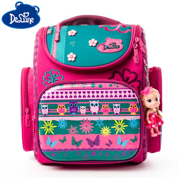 delune brand orthopedic school bag bear pattern children school backpacks for girls boys cartoon backpack book mochila escolar y200706
delune brand orthopedic school bag bear pattern children school backpacks for girls boys cartoon backpack book mochila escolar y200706