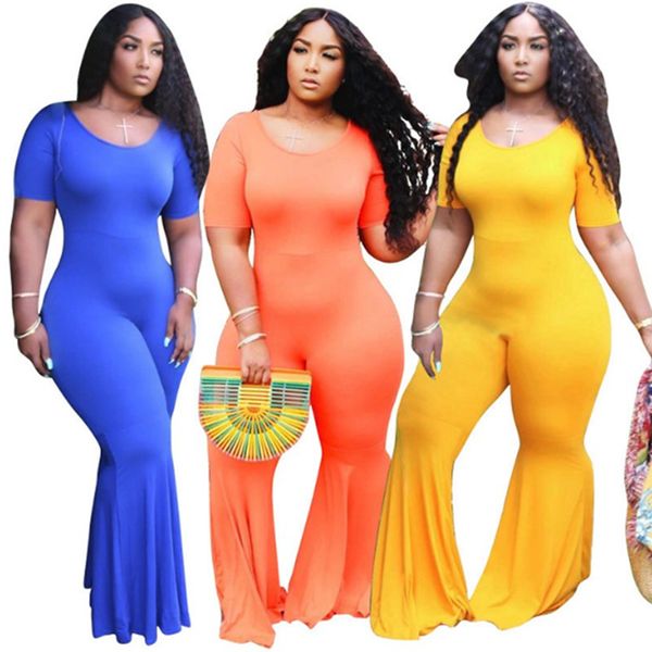 plus size 3xl 4xl 5xl women solid color bigger size pants wide-leg jumpsuits fashion loose rompers short sleeve casual flared pants 3268, Gray
plus size 3xl 4xl 5xl women solid color bigger size pants wide-leg jumpsuits fashion loose rompers short sleeve casual flared pants 3268, Gray