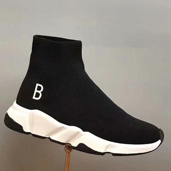 wholesale fashion designer shoes man casual woman speed trainer mixed colors high stretch-knit sock shoes drop ship size 35-46 with box, Black
wholesale fashion designer shoes man casual woman speed trainer mixed colors high stretch-knit sock shoes drop ship size 35-46 with box, Black