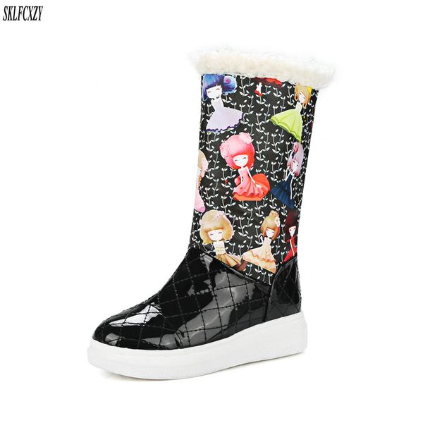 sklfcxzy 2018 winter new style plush warm snow boots warm women's boots comfortable women's shoes size 34-43, Black
sklfcxzy 2018 winter new style plush warm snow boots warm women's boots comfortable women's shoes size 34-43, Black